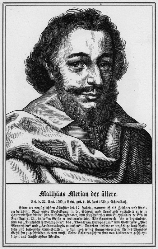 Matthaus Merian den eldre (gravering) av German School