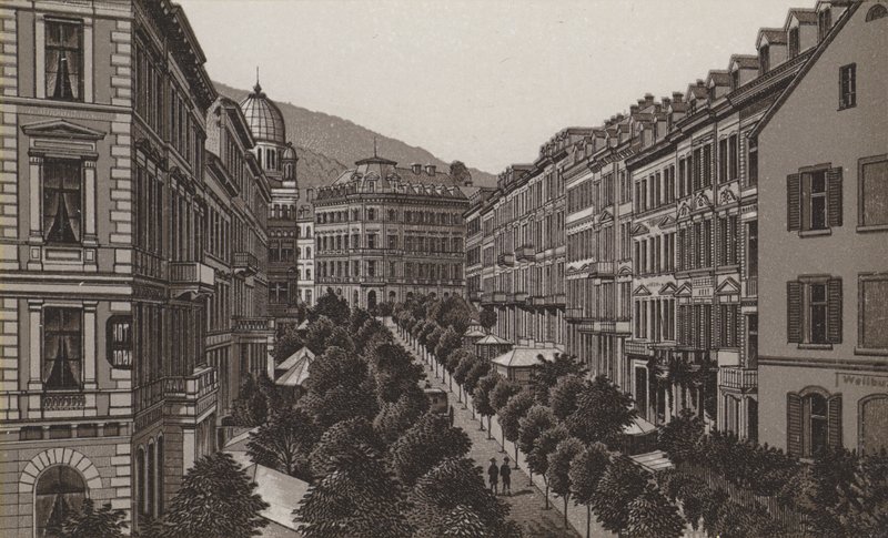 Parkstrasse (litho) av German School