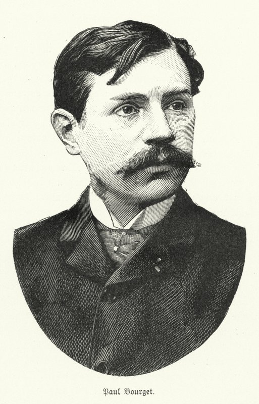 Paul Bourget , fransk romanforfatter (litho) av German School