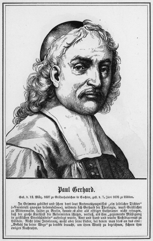 Paul Gerhard (gravering) av German School
