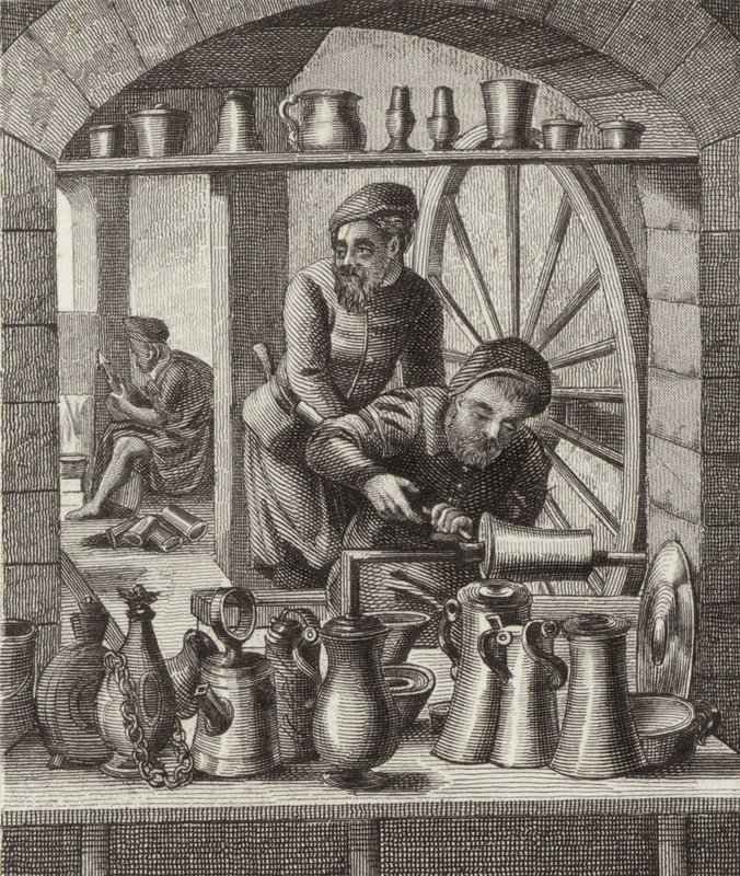 Pewterer av German School