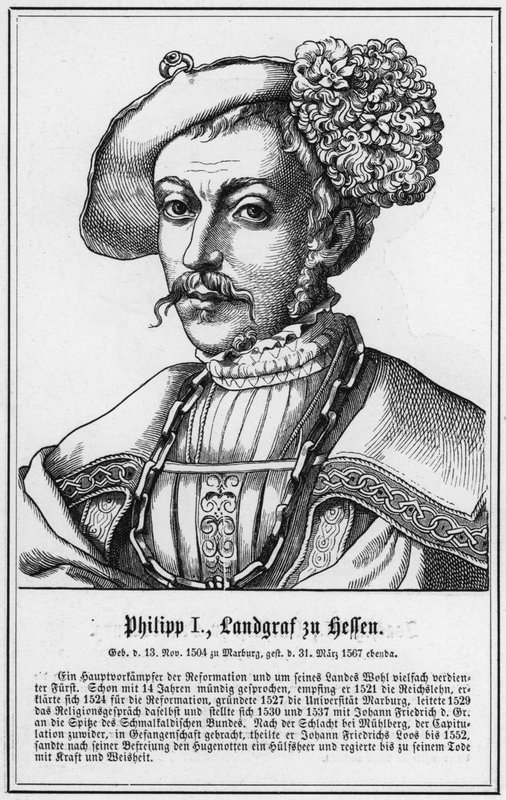 Philip I, Landgrave of Hessen (gravering) av German School