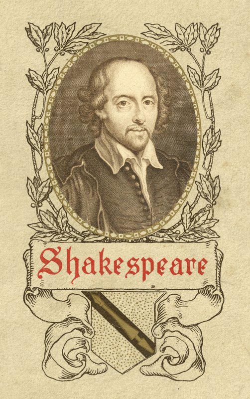 Portrett av William Shakespeare. av German School