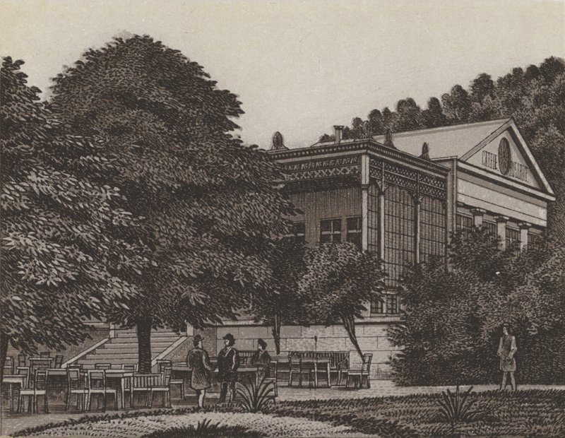 Posthof (litho) av German School