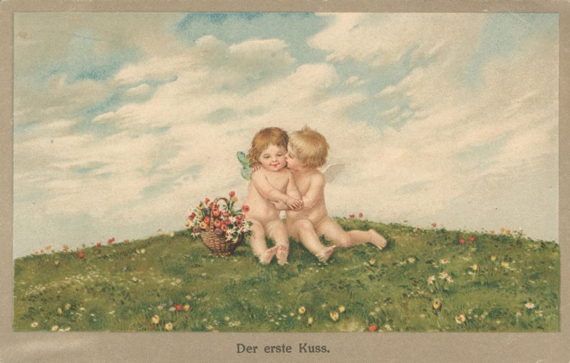 Putti kysser av German School