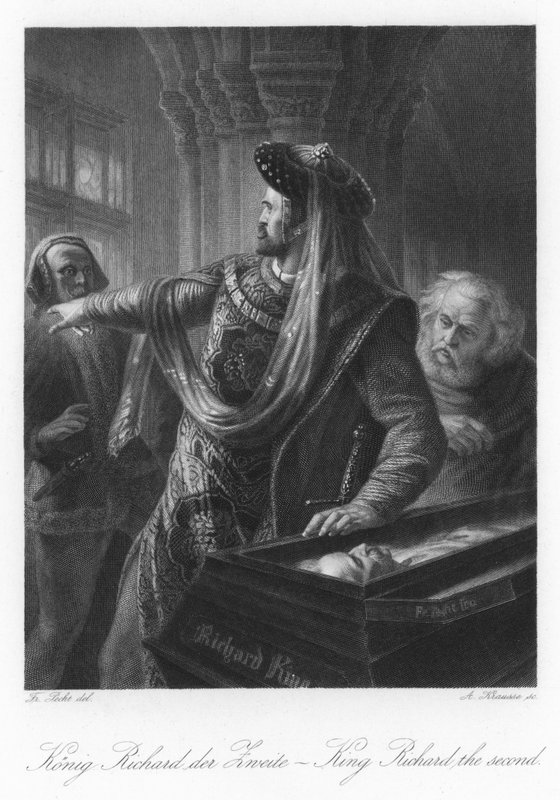 Scene fra kong Richard den andre av German School