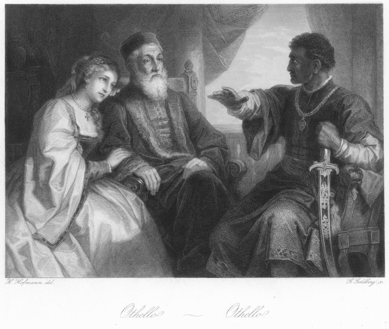 Scene fra Othello av German School