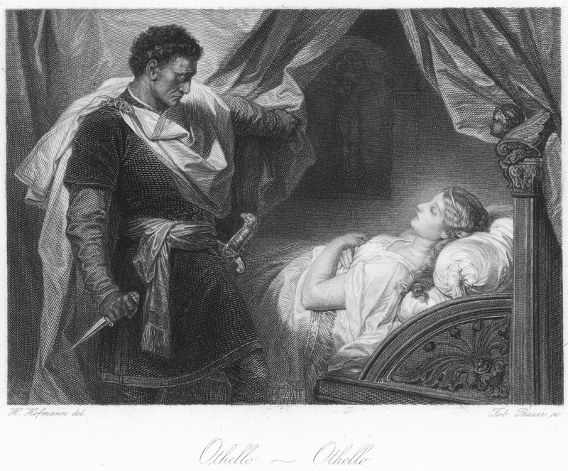 Scene fra Othello av German School