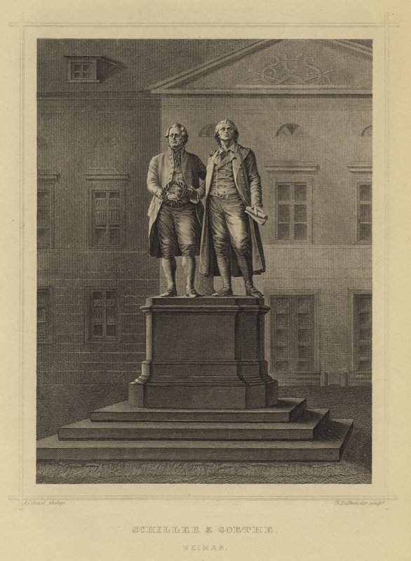 Schiller og Goethe, Weimar av German School