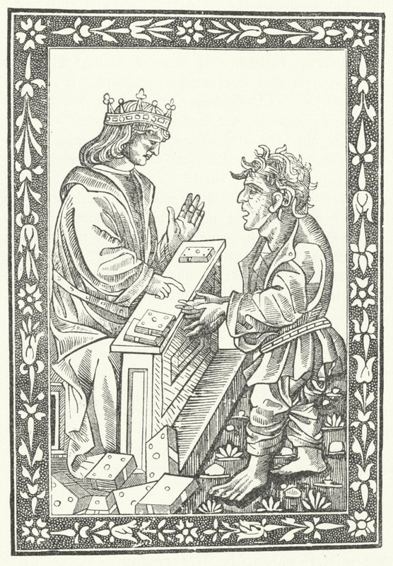 Solomon og Marcolf (gravering) av German School