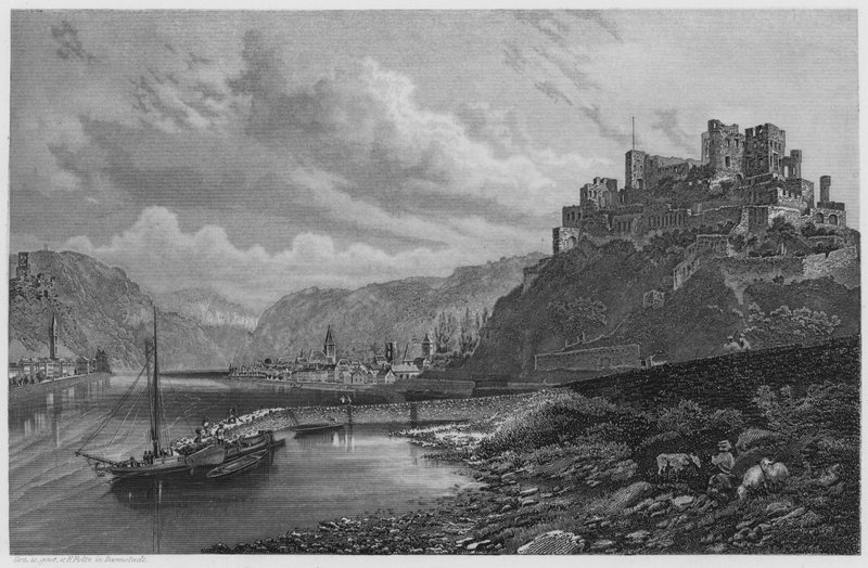 St Goar (gravering) av German School