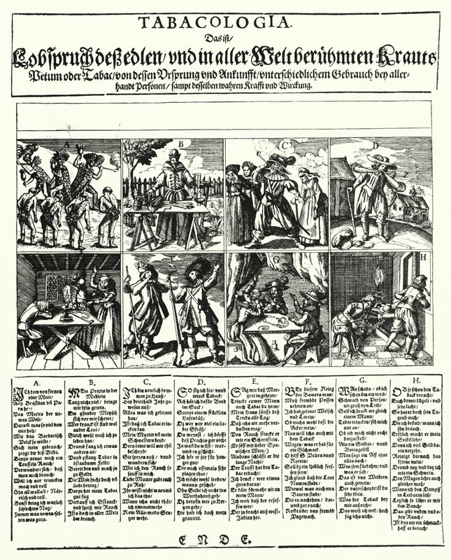 Tobakk (gravering) av German School