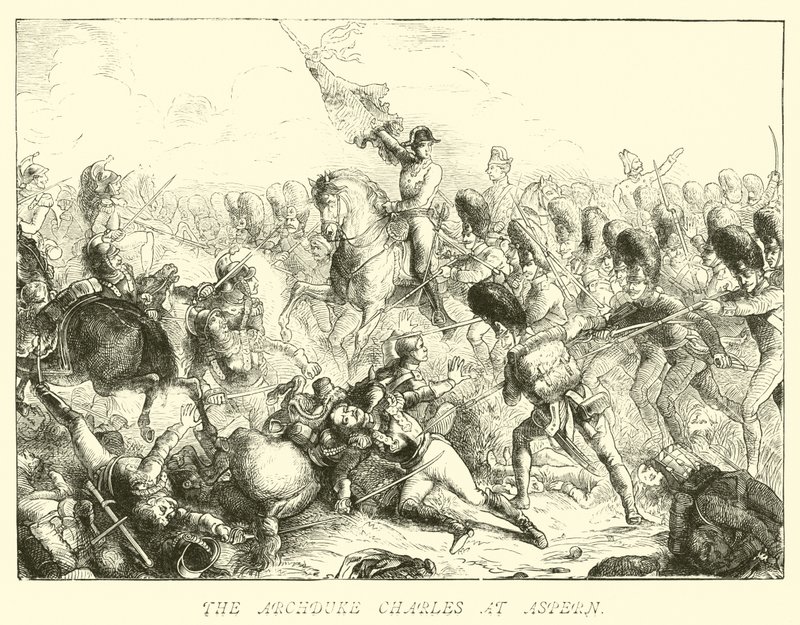 Erkehertug Charles i Aspern av German School