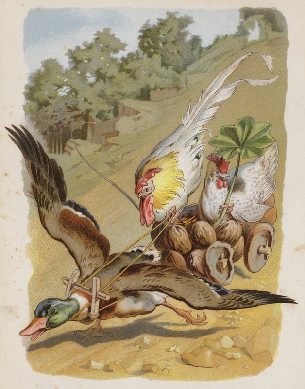 The Pack of Ragamuffins (chromolitho) av German School