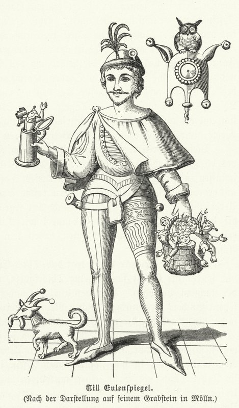 Till Eulenspiegel (gravering) av German School