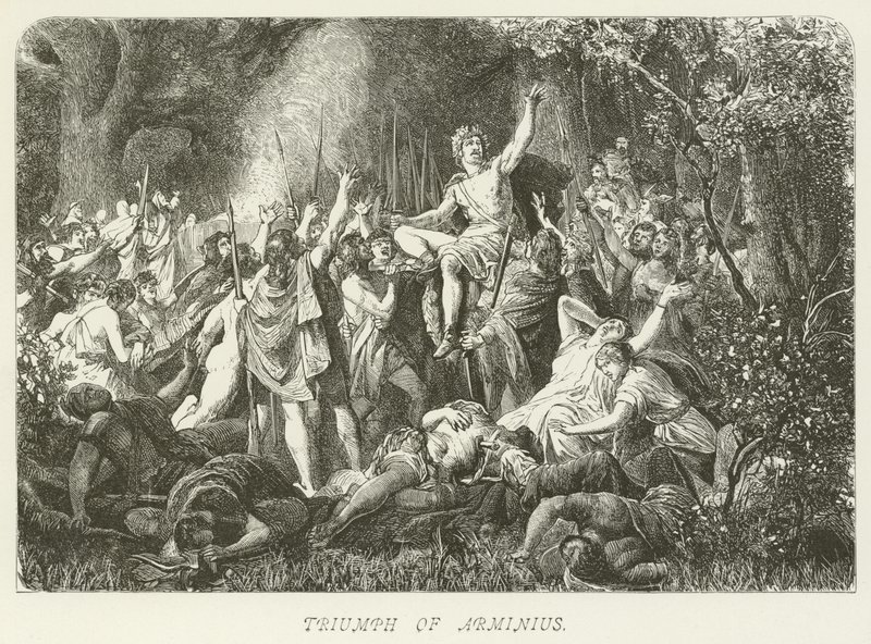 Triumf av Arminius av German School
