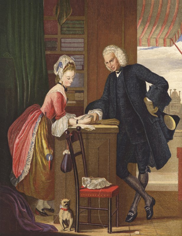 Yorick og Grisette av Gilbert Stuart Newton