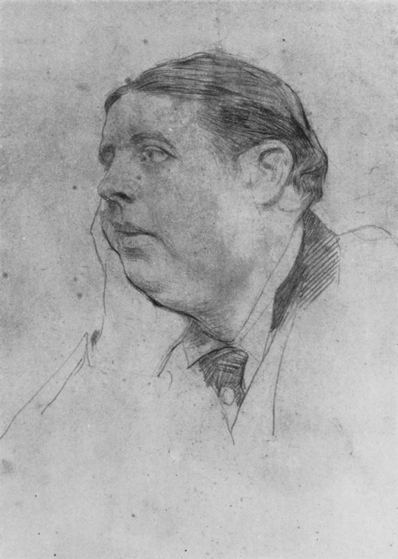 Oscar Wilde (litho) av Giovanni Boldini