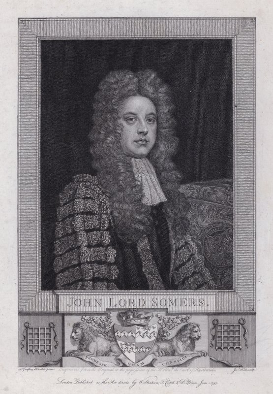 John Somers av Godfrey (after) Kneller
