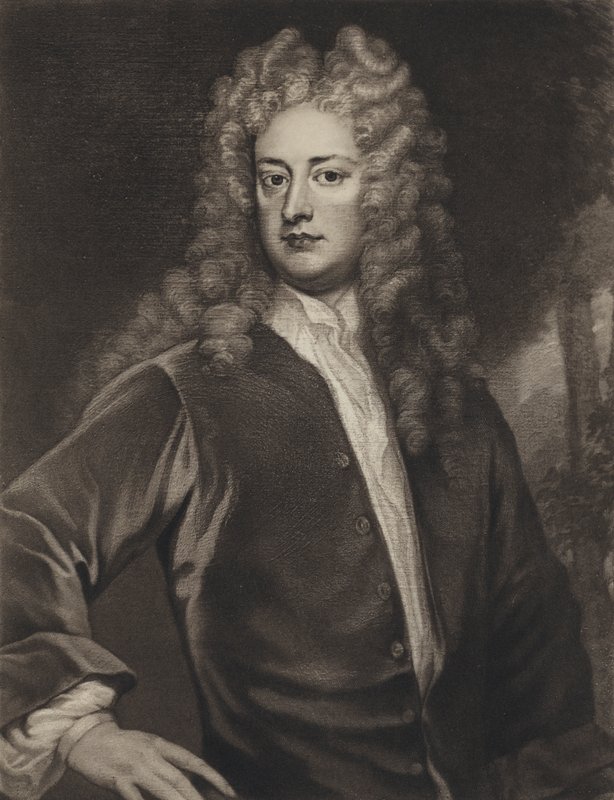 Joseph Addison (litho) av Godfrey (after) Kneller