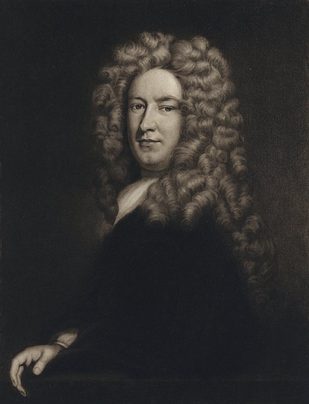 Sir Samuel Garth (litho) av Godfrey (after) Kneller