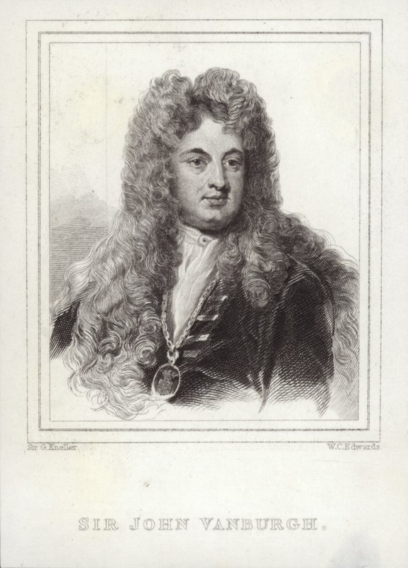 John Vanbrugh av Godfrey Kneller