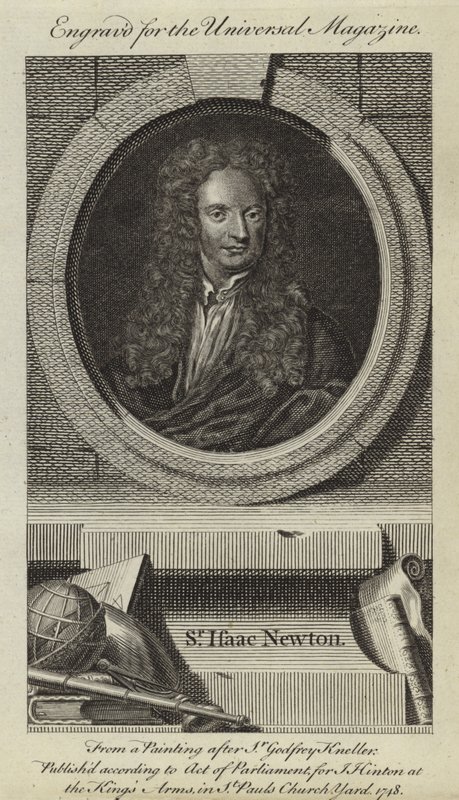 Sir Isaac Newton av Godfrey Kneller