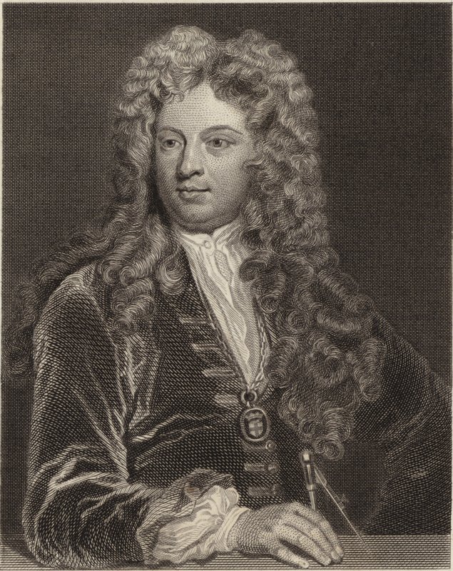 Sir John Vanbrugh av Godfrey Kneller