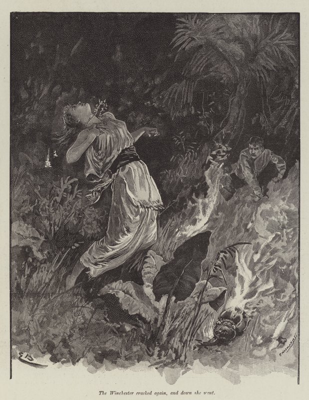Uma, eller The Beach of Falesa, av Robert Louis Stevenson av Gordon Frederick Browne