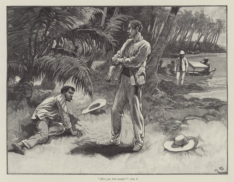 Uma, eller stranden i Falesa, av Robert Louis Stevenson av Gordon Frederick Browne