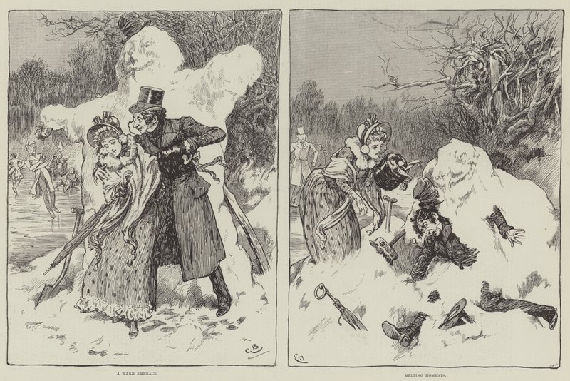 Vinterscener av Gordon Frederick Browne