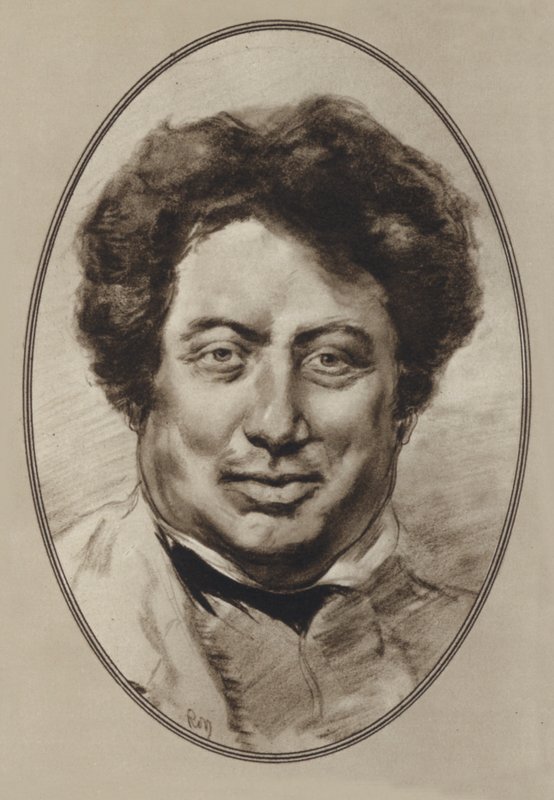 Alexandre Dumas, Pere (litho) av Gordon Ross