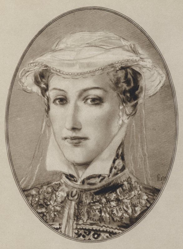 Mary Queen of Scots (litho) av Gordon Ross