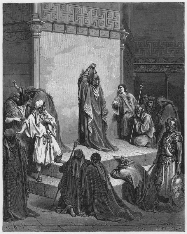Gustave Dore Bibelen: David sørger over Absaloms død av Gustave Dore