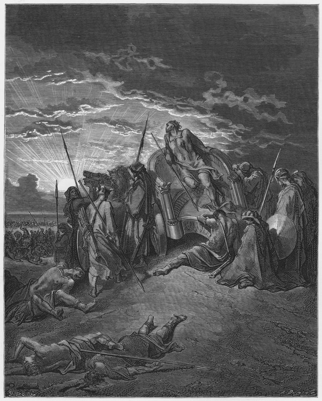 Gustave Dore Bibelen: Akabs død av Gustave Dore