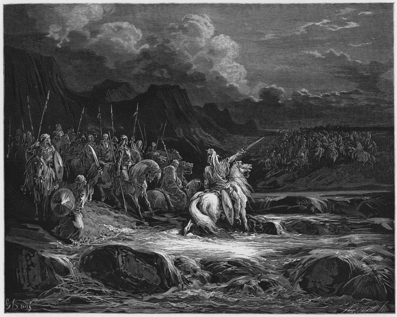 Gustave Dore Bibelen: Judas Makkabeus forfølger Timoteus av Gustave Dore