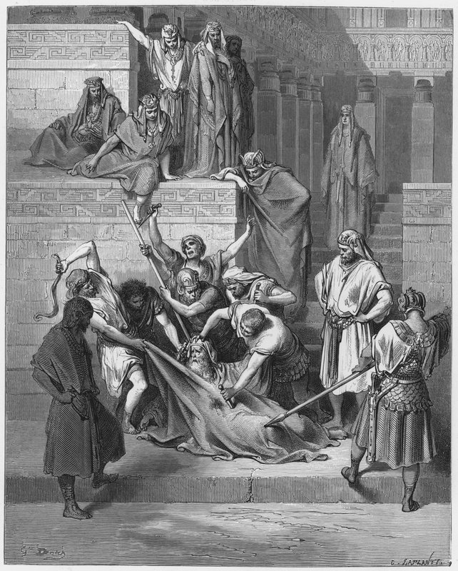 Gustave Dore Bible: Martyrdom of Eleazar the Scribe av Gustave Dore