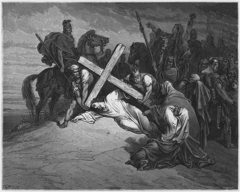 Gustave Dore Bibelen: Ankomsten til Golgata av Gustave Dore