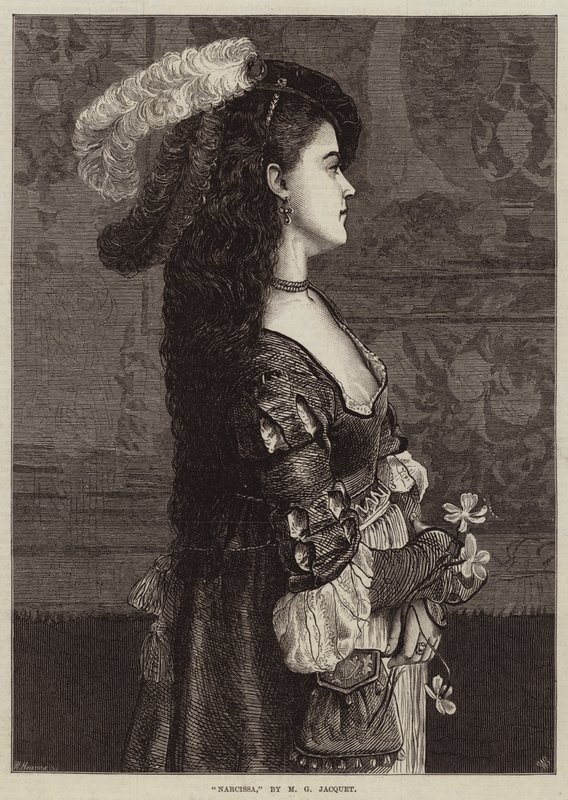 Narcissa av Gustave Jacquet