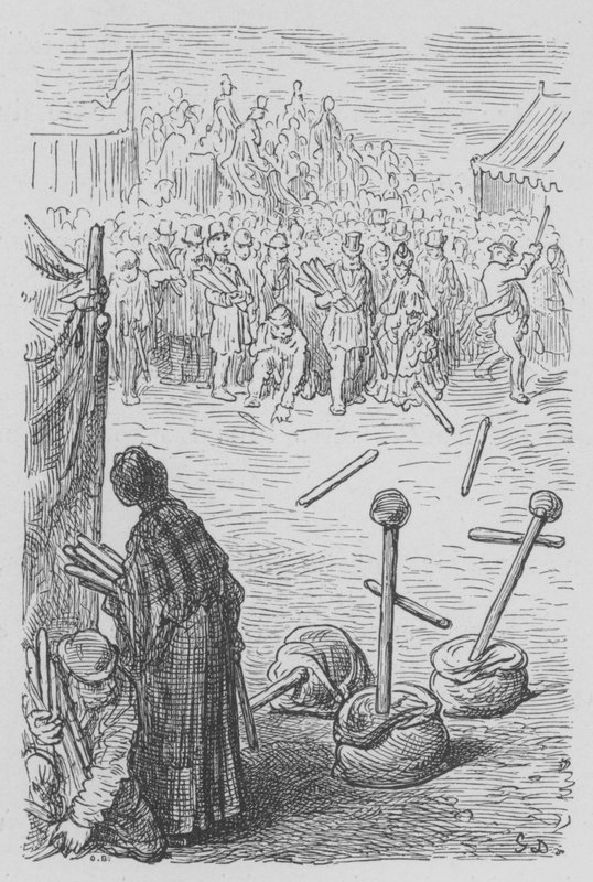 På Derby, populære fornøyelser av Gustave after Dore