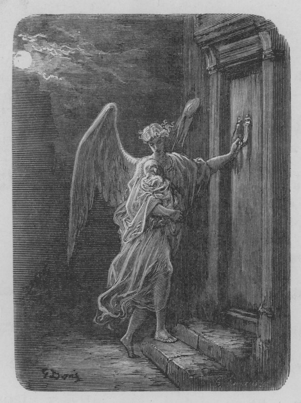 Nestekjærlighetens engel av Gustave after Dore
