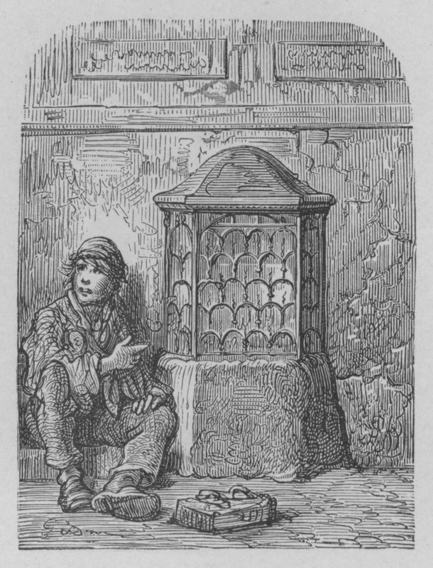 Den eldste steinen i London av Gustave after Dore