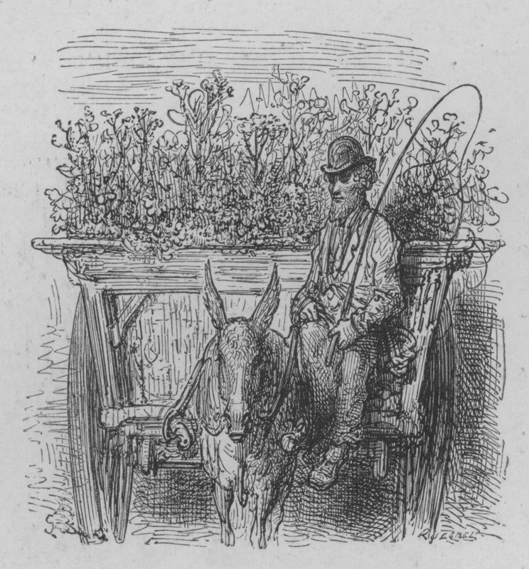 Den reisende blomsterhandleren av Gustave after Dore
