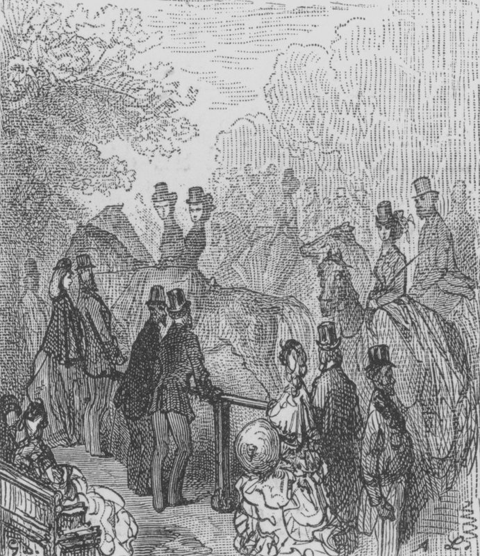 Passasjen av Gustave after Dore