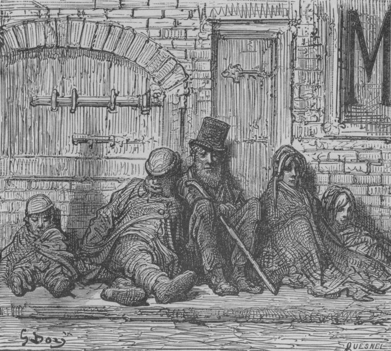 Penningløs av Gustave after Dore