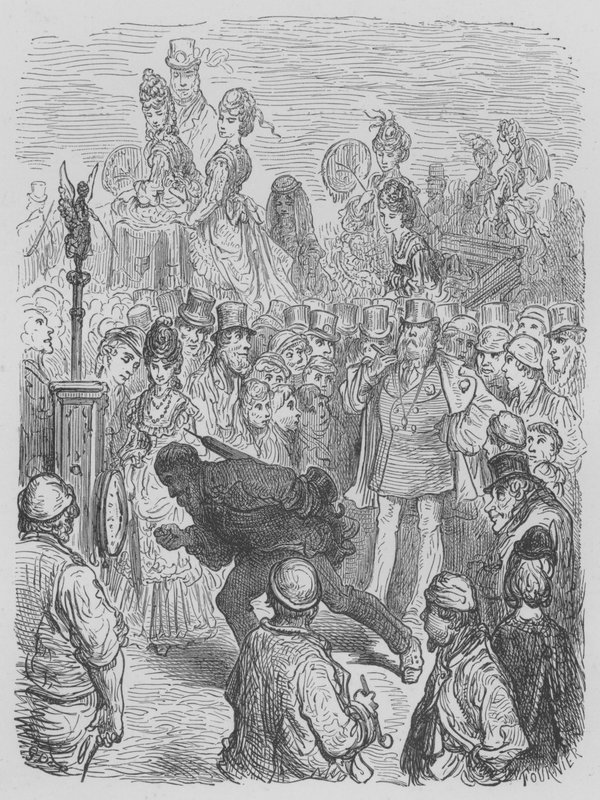 Styrke og dyktighet i Derby av Gustave after Dore