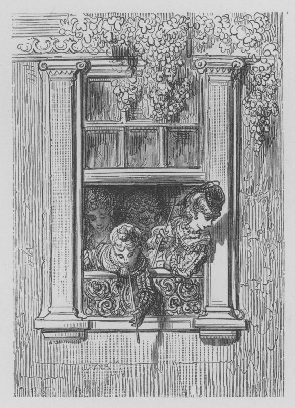 Et vindu på Depsom Road av Gustave after Dore