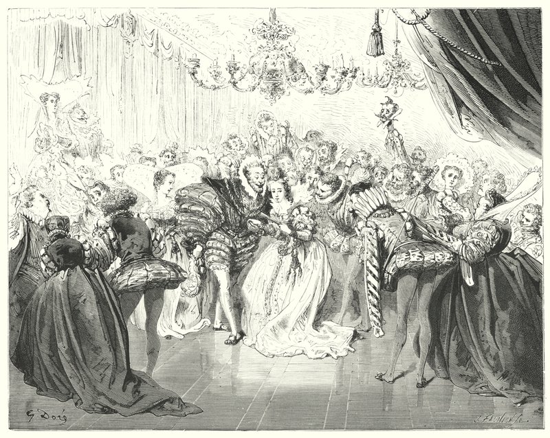 Cendrillon; Askepott (gravering) av Gustave Dore