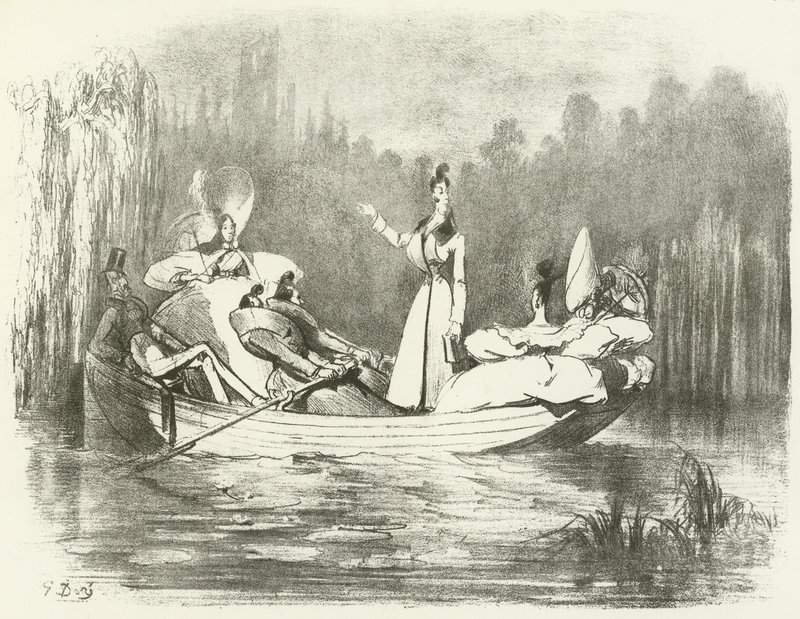 Dandyisme Ruralisering (gravyr) av Gustave Dore