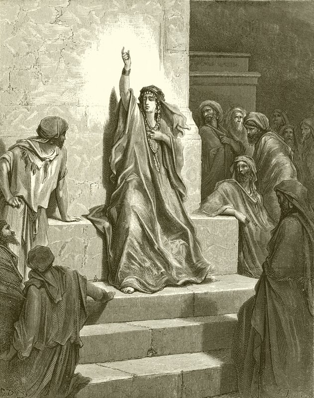Deborah (gravering) av Gustave Dore